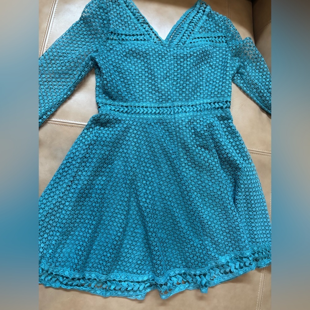Teal dress - Picture 4 of 4
